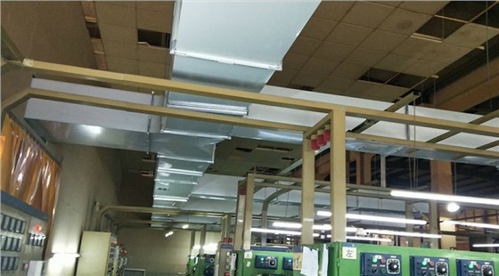 弘通線纜車間環保空調風管圖3